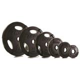 45 lb. (6 Pack) Olympic Weight Plates Black Urethane Grip (Commercial Gym Quality) by Troy Barbell