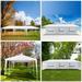 QXDRAGON Patio Canopy Tent for Outside 10 x 30 ft Outdoor Party Wedding Canopy with 5 Sidewalls BBQ Shelter Canopy for Catering Garden Beach Camping