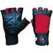 CynaSports Workout Weightlifting Gloves for Women Men Training Gloves with Wrist Support for Fitness Exercise Weight Lifting Gym Lifts (Red) Medium