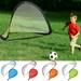 Travelwant Pop Up Soccer Goals Folding Portable Net Kid Potable Folding Goal Soccer Football Outdoor Training Net Interactive Toy Practice Play for Kids Adults