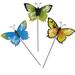 Metal Butterfly Garden Stake Decorative Butterfly Yard Stake Cute Insect Decor Metal Yard Art Decor Outdoor Garden Decoration