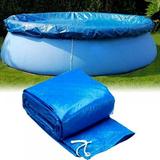 Pool Cover Blue Poly Tarp Cover Waterproof Multi-Purpose Poly Tarp Blue Tarpaulin Protector for Cars Boats Construction Contractors Campers and Emergency Shelter