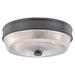 -2-Light Flush Mount in Style-10.25 inches Wide By 4.25 inches High-Old Bronze Finish Bailey Street Home 735-Bel-3321990