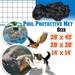 Sunrise 28 x45 Pool Netting Pond Protective Floating Net Mesh Cover Black