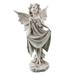 Fairy Statue Figurine Resin Angel Fairies with and garden Sculpture for Backyard Patio Pond Ledge Housewarming Gift Lift the