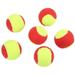 Practice Tennis Balls Youth Tennis Balls 6Pcs Kids Tennis Balls Premium Plush Natural Rubber Lightweight Soft Safe Elastic Waterproof Youth Tennis Balls