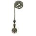 Royal Designs Fan Pull Chain with Oriental Happiness Symbol Finial â€“ Antique Brass