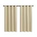 Waterproof Outdoor Curtain Panels Blackout Patio Beige Farmhouse Curtains Custom For Porch Beach Patio Garden