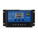 Htovila 100A Solar Panel Controller Solar Recharger Controller LCD Display Screen Street Lamp System Recharge Controller PWM Recharge Management Dual USB Output Controller