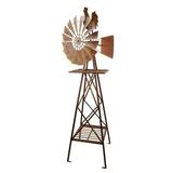 Red Carpet Studios 34294 Metal Rustic Windmill Large Rooster