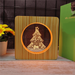 Christmas Tree Led Night Light Solid Wood Low Energy Used Button Switch Soft Warm Light Creative Friends Gift Bedroom Home Decoration