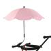 Doolland Chair Umbrella with Clamp Portable Stroller Accessories 29 inches UPF 50+ Clip on Stroller for Patio chair Beach Chairs Wheelchairs Golf Carts