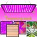 Rosnek 225/256LEDs LED Grow Light Full Spectrum/Sun Light Plant Panel Grow Light for Indoor Veg and Flower Plant Grow Light Phytolamp