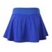 Women s Quick Drying Sports Short Skirt Badminton Table Tennis Skirt High Waist Golf Training Safety Black Skirts Blue S
