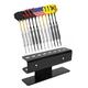 Cheer.US Dart Caddy Wall Mount Acrylic Dart Holder/Stand Displays 8 Sets of Steel/Soft Tip Darts Solid Rack Compatible with Sisal & Electronic Dartboard Surrounds & Cabinets
