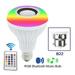 RGB Night Light LED BULB Music Lamps Blub Spotlight E27 B22 For Home 12W With Remote Control RGBW Bluetooth Bulb