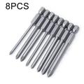 Air Drills Screwdriver Bits Cross Head Cross Alloy Steel Head Fashionable