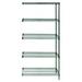 5-Shelf Proform Wire Shelving Add-On Unit - 12 x 72 x 54 in.