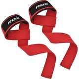 RDX Weight Lifting Straps Deadlifting Powerlifting 5MM Neoprene Wrist Support Anti Slip 60CM Hand Bar Grip Heavy Duty Bodybuilding Weightlifting Workout Soft Cotton Strength Training Gym Fitness
