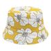 iOPQO Bucket Hats Women Bob Cap Hop Outdoor Sports Summer Ladies Beach Sun Fishing Bucket Hat sun hat Yellow