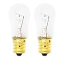 2-Pack Replacement Light Bulb for Part Number AP3884244 Refrigerator - Compatible Part Number WR02X12208 Light Bulb