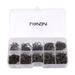 Lixada 500pcs Carbon Steel Fishing Hooks 3# -12# 10 Sizes Fish Hooks with Hole Fishing Tackle Box