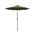 Four Seasons Courtyard 9 Foot Outdoor Backyard Patio Market Umbrella Taupe