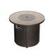 WestinTrends Round Propane Gas Fire Pit Table 30 000 BTU for Outdoor Patio Garden