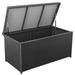 Prime Garden 60 Gallon Wicker Patio Deck Boxes with Lid Outdoor Cushion Storage Box Black