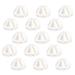 20 Pcs Wire Cube Plastic Connectors for Cube Storage Shelving and Cabinet Modular Organizer Closet Clasp Buckle Clip (White)
