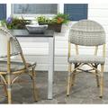 Safavieh Barrow Outdoor Patio Stacking Chair Set of 2 - Grey