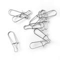 LeKY 100Pcs Fishing Snap Fastlock Lure Connector Stainless Steel Saltwater Fast Lock Clip for Fishing