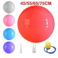 Yoga Ball Exercise Ball 45/55/65/75CM Ball Chair Heavy Duty Swiss Ball for Balance Stability Pregnancy and Physical Therapy Quick Pump Included