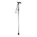 Aluminium Alloy Folding Cane Portable Hand Walking Stick Trekking Hiking 4 Section Adjustable Canes with Comfortable Handle