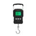 Carevas 75Kg10g Electronic Backlight Weighing Scale Portable Digital Fishing Postal Hanging Hook Scale with Measuring Tape