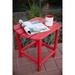 Corona 18 Recycled Plastic Side Table - Red