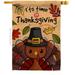 Ornament Collection H192288-BO 28 x 40 in. Its Thanksgiving House Flag with Fall Double-Sided Decorative Vertical Flags Decoration Banner Garden Yard Gift