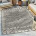 Well Woven Medusa Quay Modern Bohemian Indoor/Outdoor Flat-Weave Black 5 3 x 7 3 Area Rug