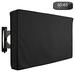 Outdoor TV Cover 60 to 65 Inches Universal Weatherproof Protector - Black