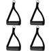 Heavy Duty Exercise Handles Fitness Strap Handle Grips Exercise Pull Gym Handle Exercise Pull Gym Handle Resistance Exercise Band Handles Used For Gym Pilates Yoga Cross Triceps Exerciseï¼ˆblackï¼‰ï¼ˆ4pcs)