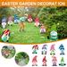 Midewhik Easter Decorations For The Home 8 PCS Easter Day Garden Signs Outdoor Lawn Decoration Signs