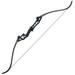 60 45lbs Black Metal Riser Recurve Bow for Outdoor Hunting Archery Competition Shooting Right Hand Adult Takedown Long Bow