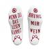 1Pair Sport socks Causal Letters Printing Socks Soft Comfortable Breathable Cotton Hosiery Sports Running Socks Funny Gift