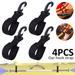 Kyoffiie 4PCS Kayak Paddle Hook Strap Kayak Paddle Holder Kayak Paddle Clip Boat Paddle Keeper Paddle Storage Holder Accessories for Kayak Boat Canoe