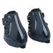 Horse Support Boots PU Neoprene Horse Tendon Boots Breathable Practical Comfort For Riding For Jumping For Training Navy Blue Hind Legs M