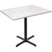 Holland Bar Stool 30 in. Tall OD211 Indoor & Outdoor All-Season Table with 30 x 48 in. White Ash Top