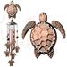 Sea Turtle Wind Chimes for Outer Space Sea Turtle Gifts for Women Sea Turtle Wind Chimes Wind Chime Decor for Garden Porch Patio Sea Turtles Gift for Mom Grandma Friend Indoor Decor