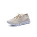 Audeban Womens Ladies Knit Trainers Lace Up Sport Sneakers Casual Running Breathable Tennis Shoes