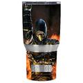 Skin Decal Vinyl Wrap for RTIC 20 oz Tumbler Cup (6-piece kit) stickers skins cover / Scorpion Fighter