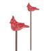 Abbott Collection AB-27-IRONAGE-506-RED 13 in. Cardinal Planter Pick Antique Red